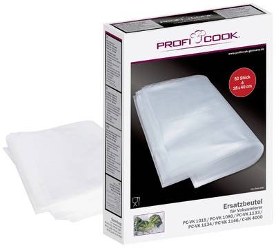 Profi Cook 8910152 50x Vakuumbeutel groß 28x40cm