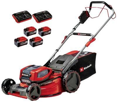 Einhell Professional GP-CM 36/52 S Li BL (4x5,2Ah) Akku Akku-Rasenmäher inkl. 2. Twincharger Ladegerät, inkl. 4 Akkus 18