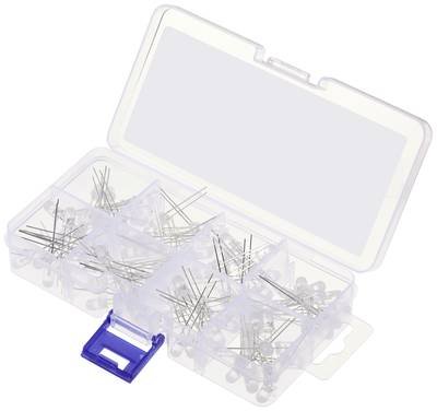 TRU COMPONENTS LED bedrahtet 5 mm Milchige Linse 100 ° 20 mA 1.8 V, 3.4 V Rot, Gelb, Orange, Blau, Grün, Pink, Warmweiß,
