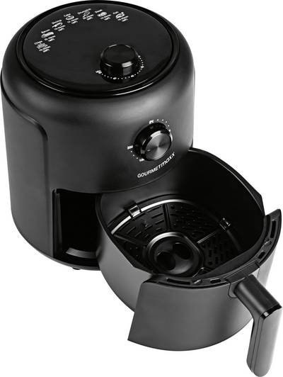 GourmetMaxx Heißluft-Fritteuse Mechanisch 2,3l Heißluft-Fritteuse 1000 W Schwarz