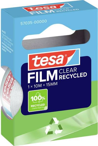 tesa 57035-00000-01 tesafilm Eco & Clear Transparent (L x B) 10 m x 15 mm 1 St.