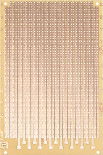 Rademacher WR-Typ 935 Experimentierplatine Hartpapier (L x B) 160 mm x 100 mm 35 µm Rastermaß 2.54 mm Inhalt 1 St.