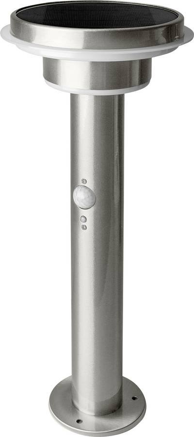 OSRAM HOMELIGHTING ENDURA Style Solar 40cm Post Sensor Double Circle 6W Stainless Steel 4099854455469 LED-Außenwandleuch
