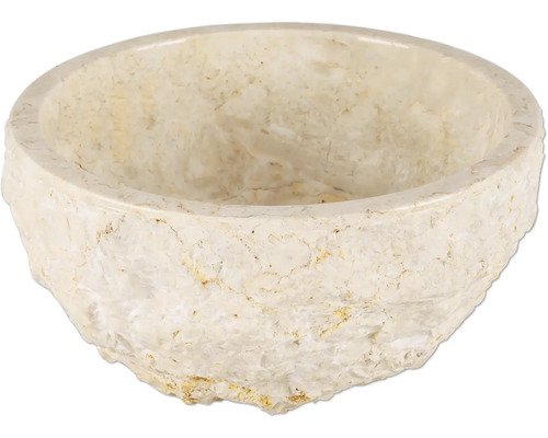 Differnz Aufsatzwaschbecken Asti 38 x 38 cm Marmor beige 36.102.44