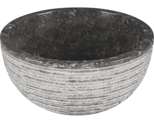 Differnz Aufsatzwaschbecken Alto 38 x 38 cm Marmor grau 36.102.43