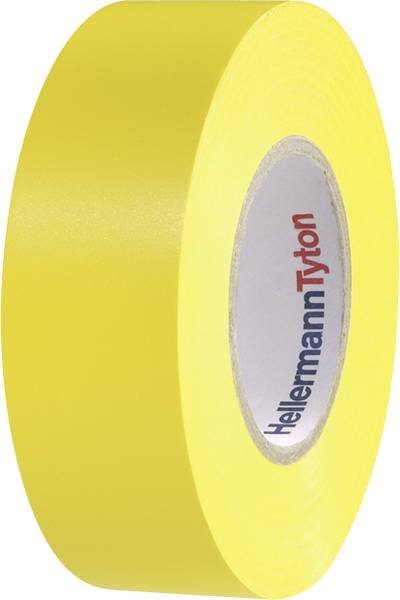HellermannTyton HelaTape Flex 15 710-00153 Isolierband HelaTape Flex 15 Gelb (L x B) 20 m x 19 mm 1 St.