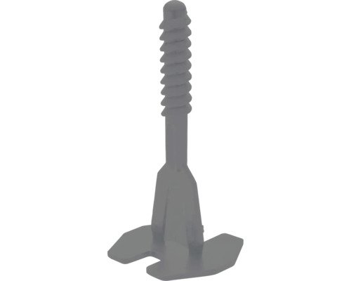 Akkit Nivelliersystem Gewindelaschen für Drehzylinder 1,5 mm Fugenabstand grau Pack = 100 St