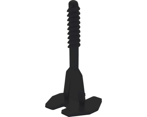 Akkit Nivelliersystem Gewindelaschen für Drehzylinder 2 mm Fugenabstand schwarz Pack = 100 St