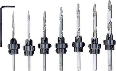 kwb 513190 Holz-Fräsbohrer-Set 8teilig 3 mm, 3.5 mm, 4 mm, 4.5 mm, 5 mm, 5.5 mm, 6 mm 8 St.