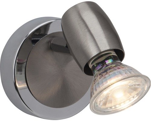 LED Wandspot Wesley eisen-chrom 2.5 W