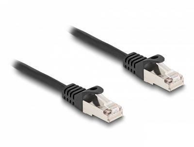 Delock 80188 RJ50 Netzwerkkabel, Patchkabel S/FTP 2.00 m Schwarz 1 St.