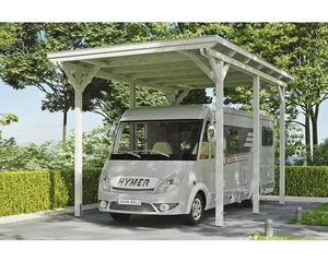 Einzelcarport SKAN HOLZ Emsland 404x604 cm weiss
