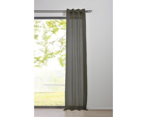 Ösenschal pure grau 135x245 cm