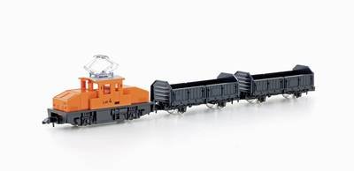 KATO by Lemke K105007 KATO by Lemke K105007 N Güterzug-Set E-Lok BR 169 mit 2 Güterwagen der DB Orange Orange