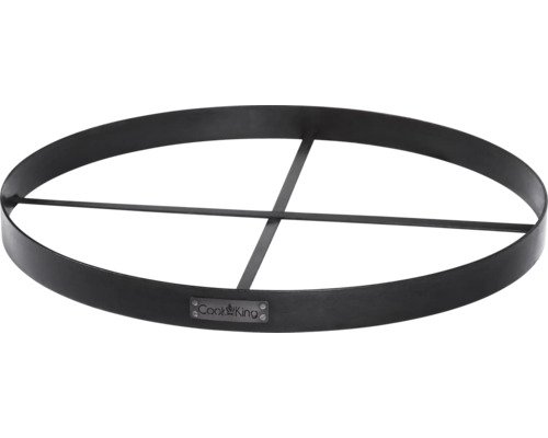 Feuerschalenbasis Cook King 100 x 6 cm schwarz
