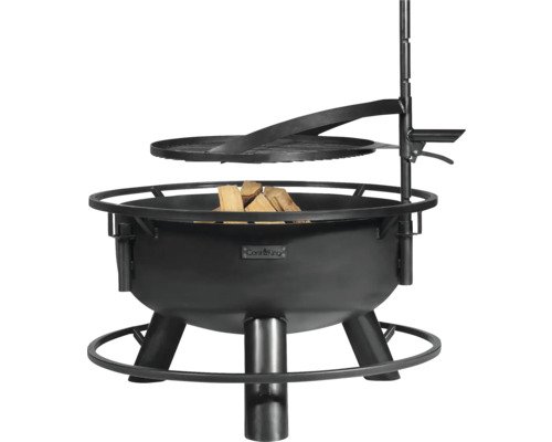 Feuerschale Bandito inkl. Zubehör Cook King 94 x 110 cm schwarz