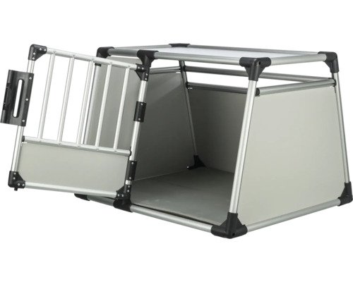 Hund Transportbox TRIXIE 93 x 81 cm aluminium