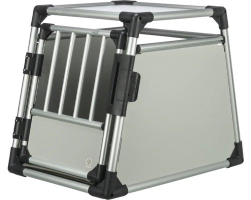 Hund Transportbox TRIXIE 55 x 78 cm aluminium