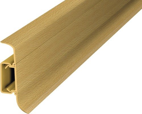 Prinz Klemmsockelleiste PVC buche dunkel 50x2500 mm