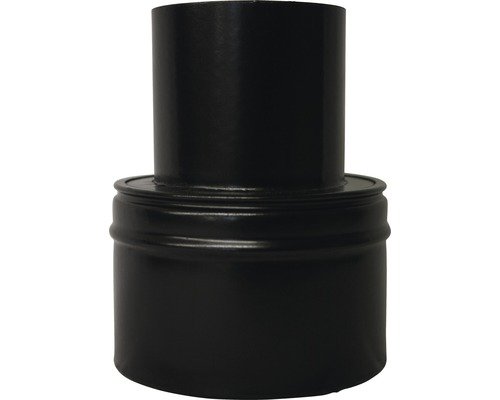 Pellet-Erweiterung Ø80 auf 100mm schwarz matt