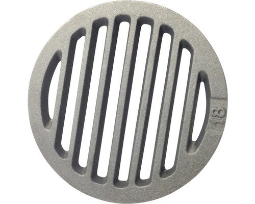 Rundrost ø 20 cm Stahl anthrazit
