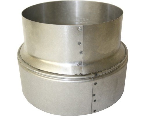 Ofenrohr Reduzierung Ø120 auf 80 mm feueraluminiert