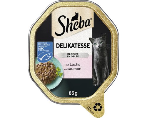 Katzenfutter Sheba Genuss in Gelee Geschnetzeltes 85 g