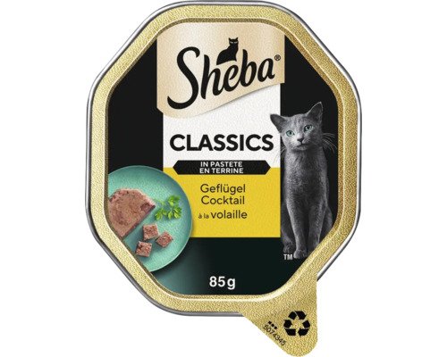 Katzenfutter Sheba Classics Geflügel Cocktail 85 g