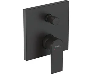Badewannenarmatur Unterputz hansgrohe Vernis Shape schwarz matt 4059625363669
