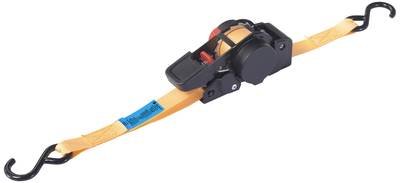 TOOLCRAFT TO-8689776 Selbstaufrollender Spanngurt Zugkraft LC Niederzurren (einzeln/direkt)=100 daN (L x B) 2 m x 18 mm