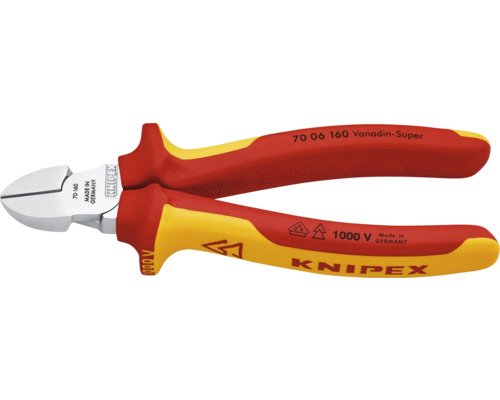 Knipex Seitenschneider verchromt 160 mm