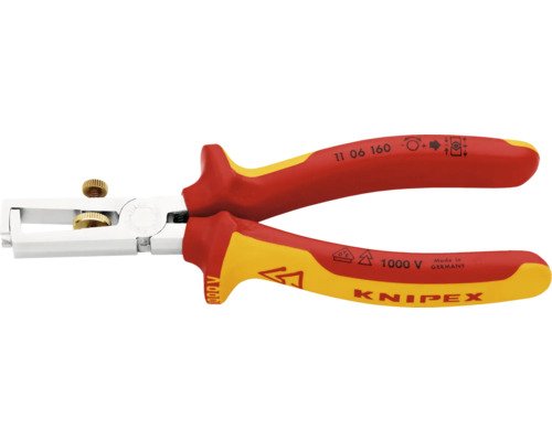 Knipex Abisolierzange verchromt 160 mm