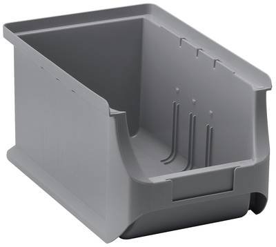 Allit 456268 Werkstatt Sichtlagerkasten ProfiPlus Box RE 3 stapelbar (L x B x H) 235 x 150 x 125 mm Grau 1 St.