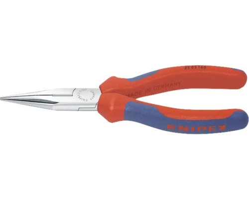 Flachrundzange mit Schneide 160 mm