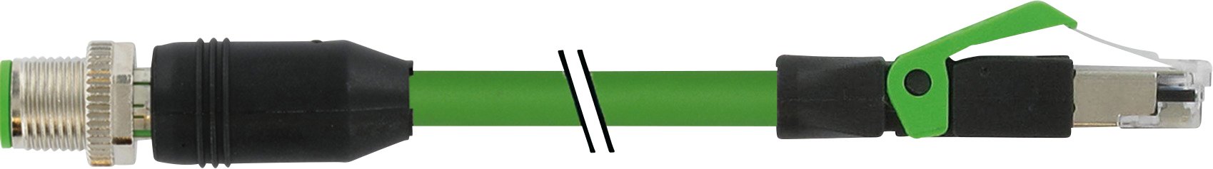 Murrelektronik 7000-44711-7960050 Sensor-/Aktor-Steckverbinder, konfektioniert M12 x 1 Stecker, gerade, RJ45 Stecker 0.5