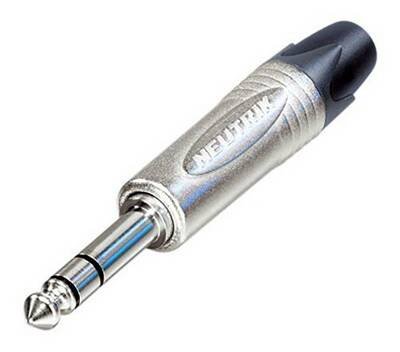 Neutrik NP3XX-NI-0 Klinken-Steckverbinder 6.35 mm Klinkenstecker 6.35 mm - Polzahl:3 1 St.