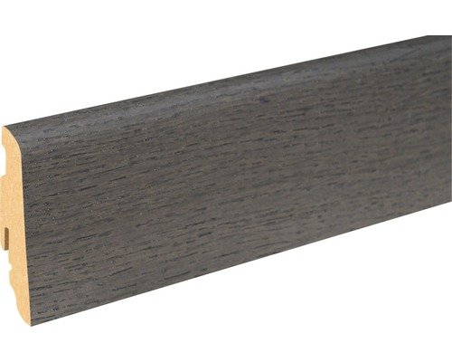 Sockelleiste SU60L Eiche schwarz 19x58x2400 mm