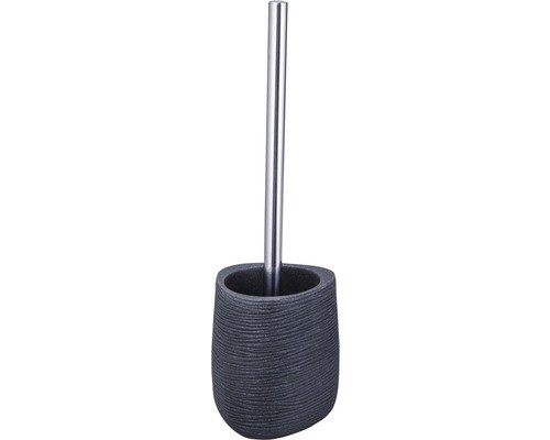 form&style WC-Bürstengarnitur Dreieck schwarz Steinoptik