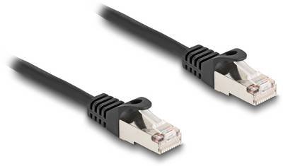 Delock 80187 RJ50 Netzwerkkabel, Patchkabel S/FTP 1.00 m Schwarz 1 St.