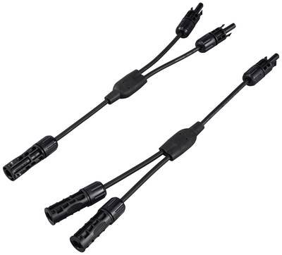 Sygonix SY-6408046 Solaranlagen Anschluss Adapterkabel 30 A Schwarz 36 cm
