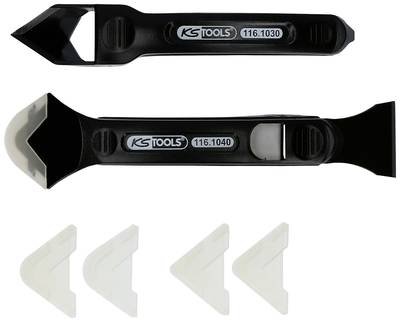 KS Tools 1161050 Silikonschaber- und Abziehersatz