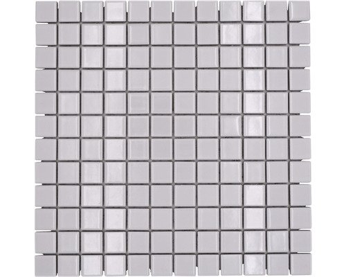 Keramikmosaik Quadrat uni CG104 weiss glänzend 30x30 cm