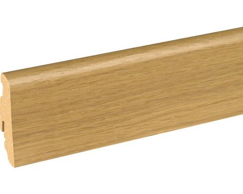 SKANDOR Sockelleiste Eiche Naturel geölt FGEI120 SU60L 2400 x 58 x 19 mm