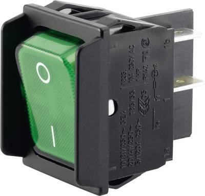 Marquardt 1835.3608 Wippschalter 01835.3608-00 250 V/AC 16 A 2 x Aus/Ein IP40 rastend 1 St.