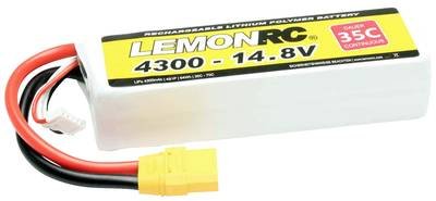 LemonRC Modellbau-Akkupack (LiPo) 14.8 V 4300 mAh Zellen-Zahl: 4 35 C Softcase XT90