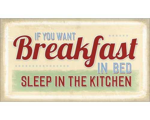 Decopanel Breakfast 30x15 cm