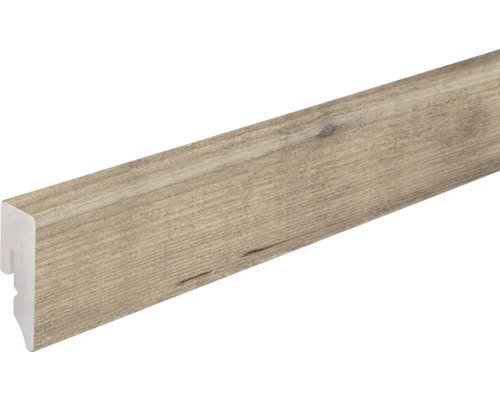 SKANDOR Sockelleiste PVC KU048L Eiche 2-Stab FOEI510 15 x 38,5 x 2400 mm
