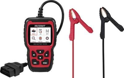 VOLTCRAFT VC-BT300Pro OBD II Diagnosetool mit Batterieprüfung VC-16740120