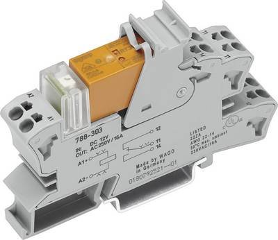 WAGO 788-506 Relaisbaustein Nennspannung: 24 V/AC Schaltstrom (max.): 16 A 1 Wechsler 1 St.