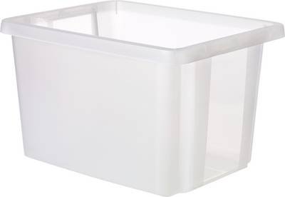 Curver 225497 Drehstapelbehälter ESSENTIALS Drehstapelbox 26L, transparent stapelbar Transparent 1 St.